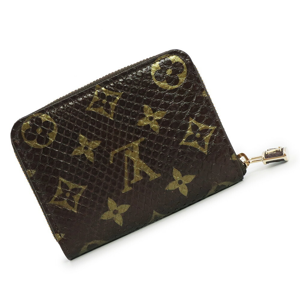 Louis Vuitton Zippy Coin Wallet Case Python Exoti… - image 5
